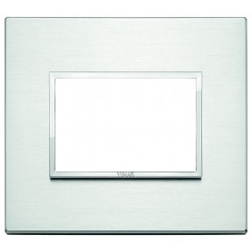 Platte Vimar Eikon Evo 3 Module Aluminium blank...