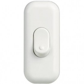 Botón de Bticino agujero 2A blanco 65B