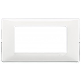 Vimar Plana plaque 4 modules couleur neige...