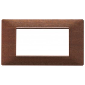 Vimar Plana placa 4 módulos color Makorè 14654.33